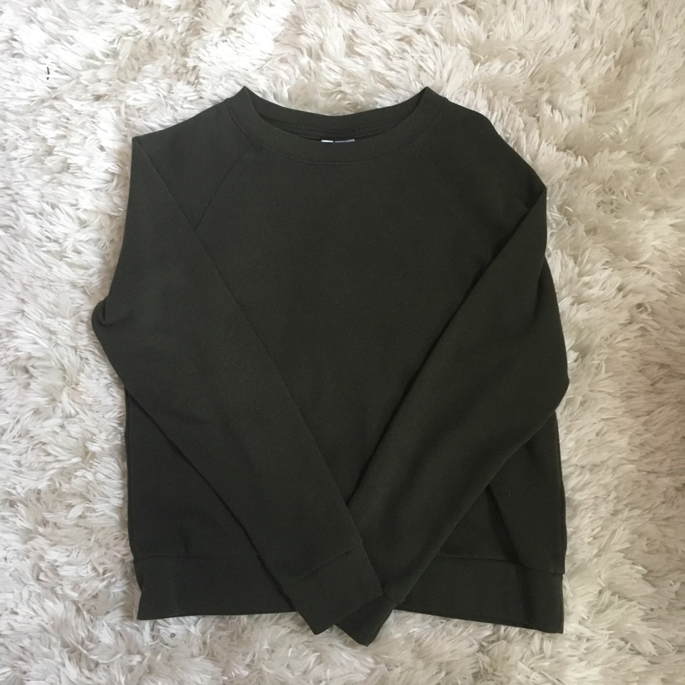 H&M Hunter Green Crewneck